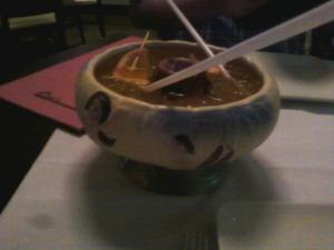 Lots of scorpion bowls..