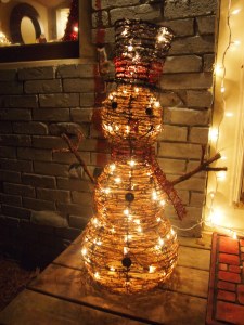 My new holiday bff.  the snowman.