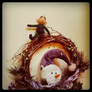 BRYONY ARRIVED!  I do not like the Elf on the Shelf, but Mr came home with this elf and since we saw the movie the other day..I caved.  Bryony has been pulling pranks since she arrived Friday.