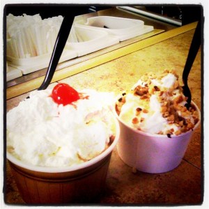 There was lots of ice cream