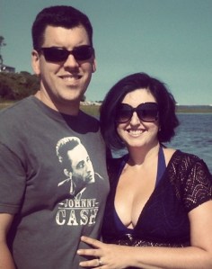 My husband and I in Ipswich on our 11yr anniversary
