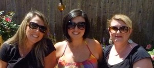 All of us together again. My sister wa home from Italy.