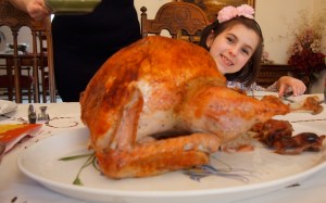 My daughter.. the turkey