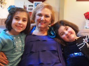 My two girls with my beautiful Mom