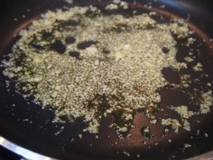 Minced Garlic with Olive Oil