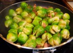 First toss of the Sprouts with the pancetta.  