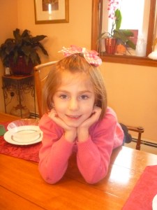 My neice, she's so sweet.