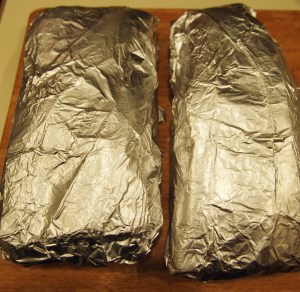 All wrapped in the tin foil