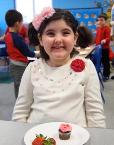 my youngest in her classroom