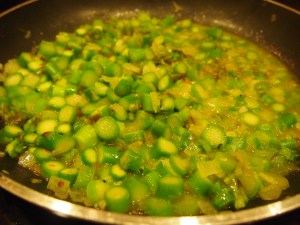 Add water and cook for 6 minutes.