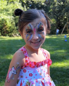 Face painted!
