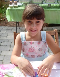 My daughter, cute dress right?