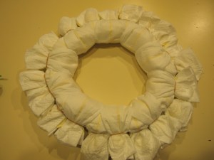 Diaper Wreath- What you'll need