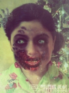 My youngest..zombified!