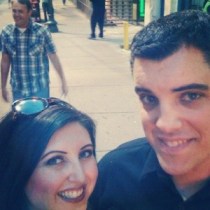 Hanging out before The Airborne Toxic Event show