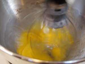 Beat the eggs till fluffy