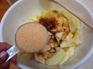 Add in a 1/3 cup Sugar in the Raw (raw sugar)