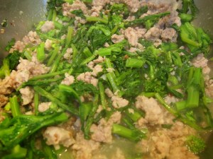 Add in the broccoli and mix well.