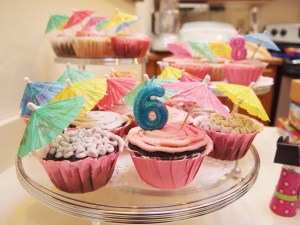 I am not a talented cake decorator, but they were real cute!