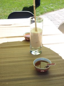 Up close with Duck Sauce in vintage bowls