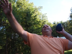 What happens when the old footballers get together? FOOZBALL :\