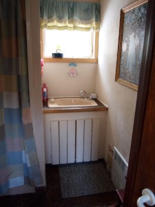 THE BEFORE!- The coined Sunoco Bathroom is gone!