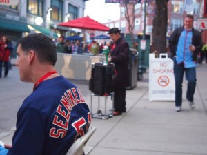 PreGame - my husband out on Yawkee Way working. SEEMIKEDRAW.COM!