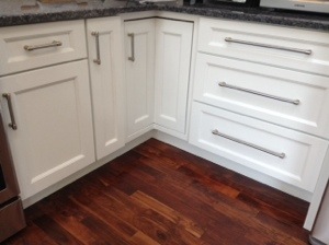 The corner cabinets.  