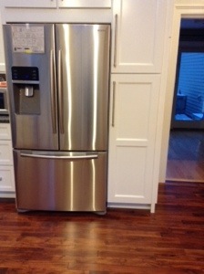 Which are next to this new beast.  Also, notice there is a new doorway to the TV room?