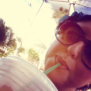 Latte time at EPCOT.