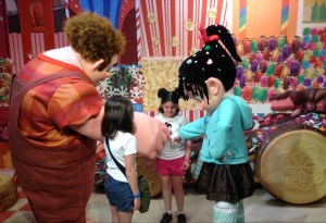 Vanellope noticed herself on my daughter's top!