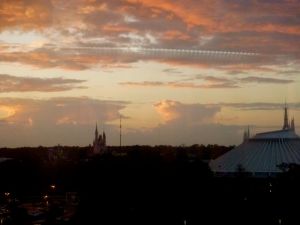 The Park View from room 7818 of the Bay Lake Tower at The Contemporary.  