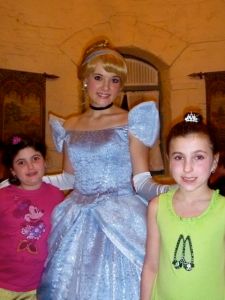 We went to the Storybook Dinner at Akershus, which we had on our last trip.  This time around was way more fun, at least for me, and the girls were so into every character!