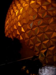 Walking out of EPCOT at night is magical.  :)