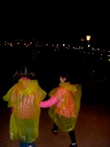 Oh, it was chilly and drizzly, but they didn't care!