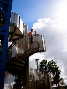 bigger slide for everyone else!  Here is a shot of the stairs.
